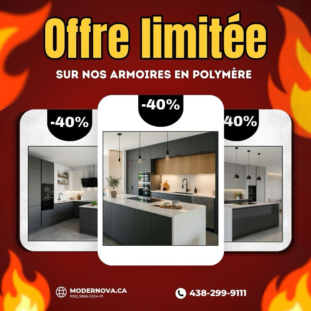 Offre spéciale armoires en polymère